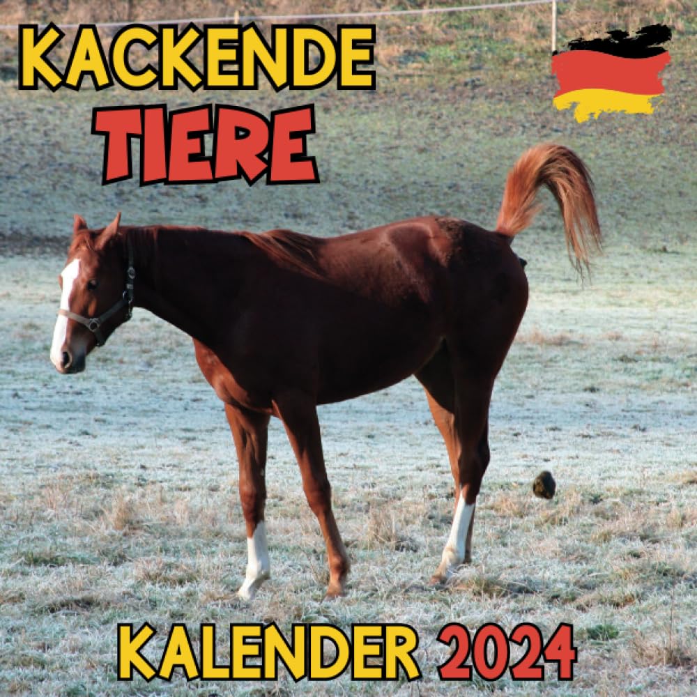 kackende Tiere kalender 2024: Tierliebhaber Geschenkidee 2024 | 12