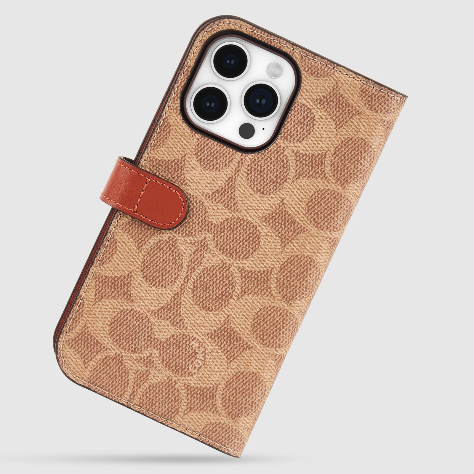 Amazon.co.jp: [Coach] iPhone 15 Pro Max ケース 手帳型 Folio Case 