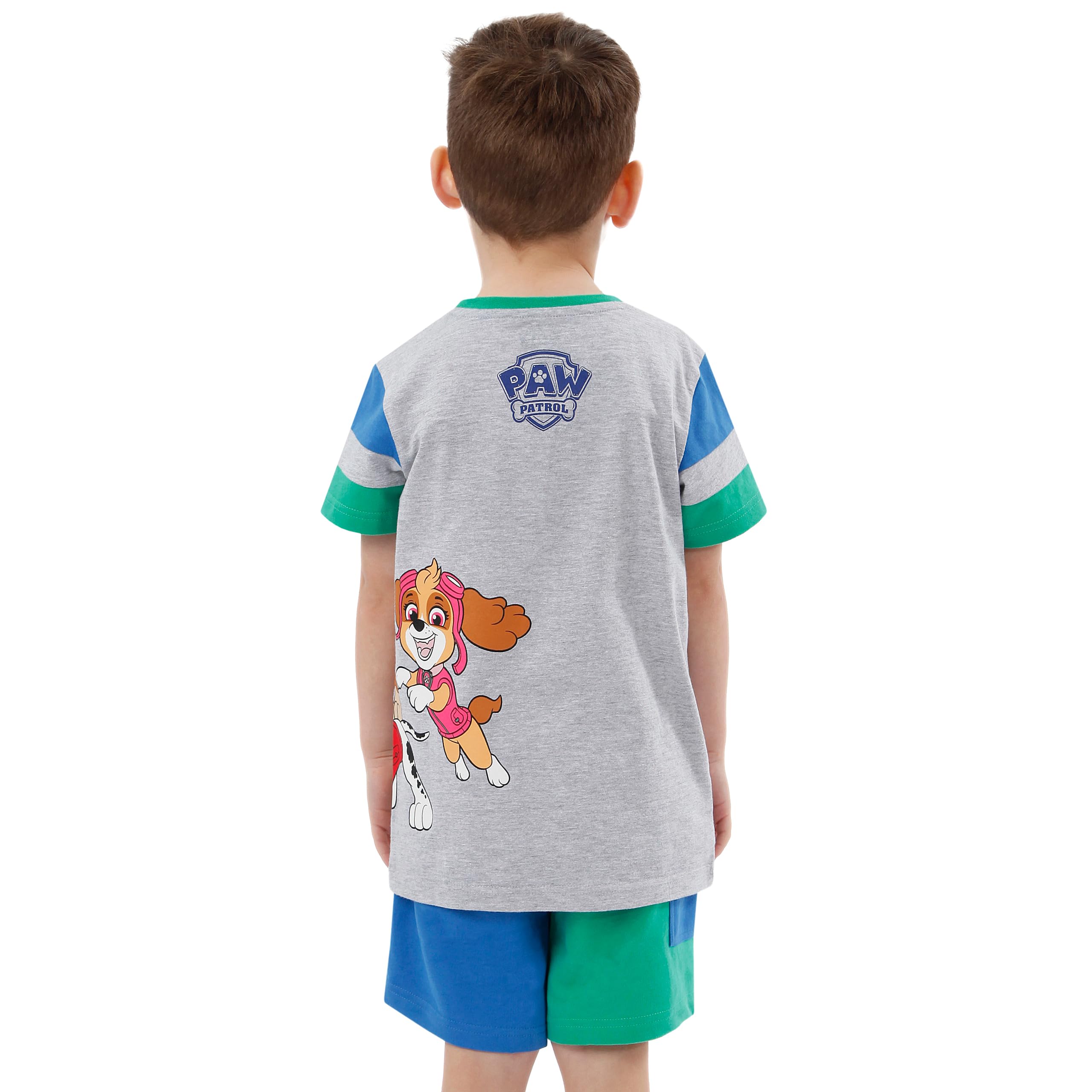 Paw Patrol Outfit | Vêtements Pour Garçons | Ensemble Short Tee Shirt Garçon
