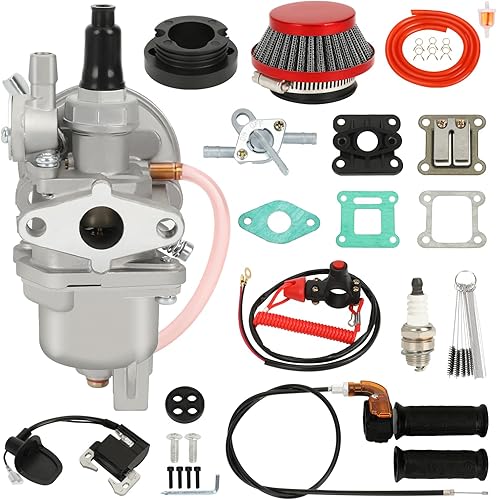 Miniatura 10 de Junta de carburador de 47cc 49cc 2 tiempos MTA1 MTA2 Mini Kids Pit Pocket Quad Dirt Bike ATV Racing Super Bike Parts