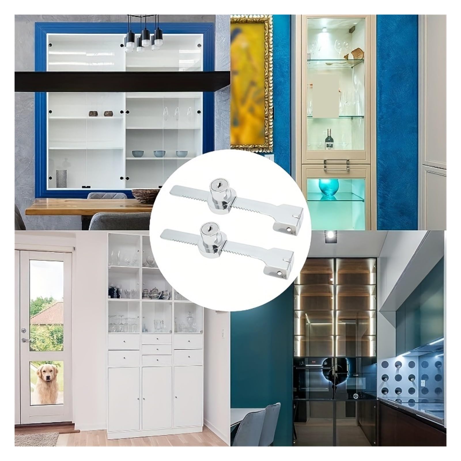 Glass Cabinet Lock Schiebeglasschloss