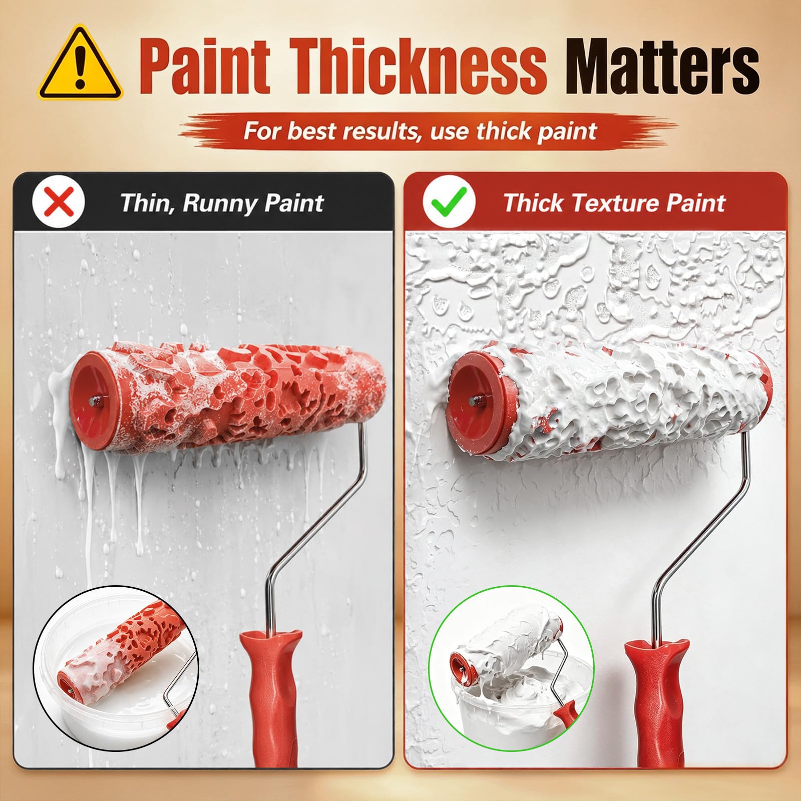 Nichiyo Textured Paint Roller - DIY Wall Decor -2