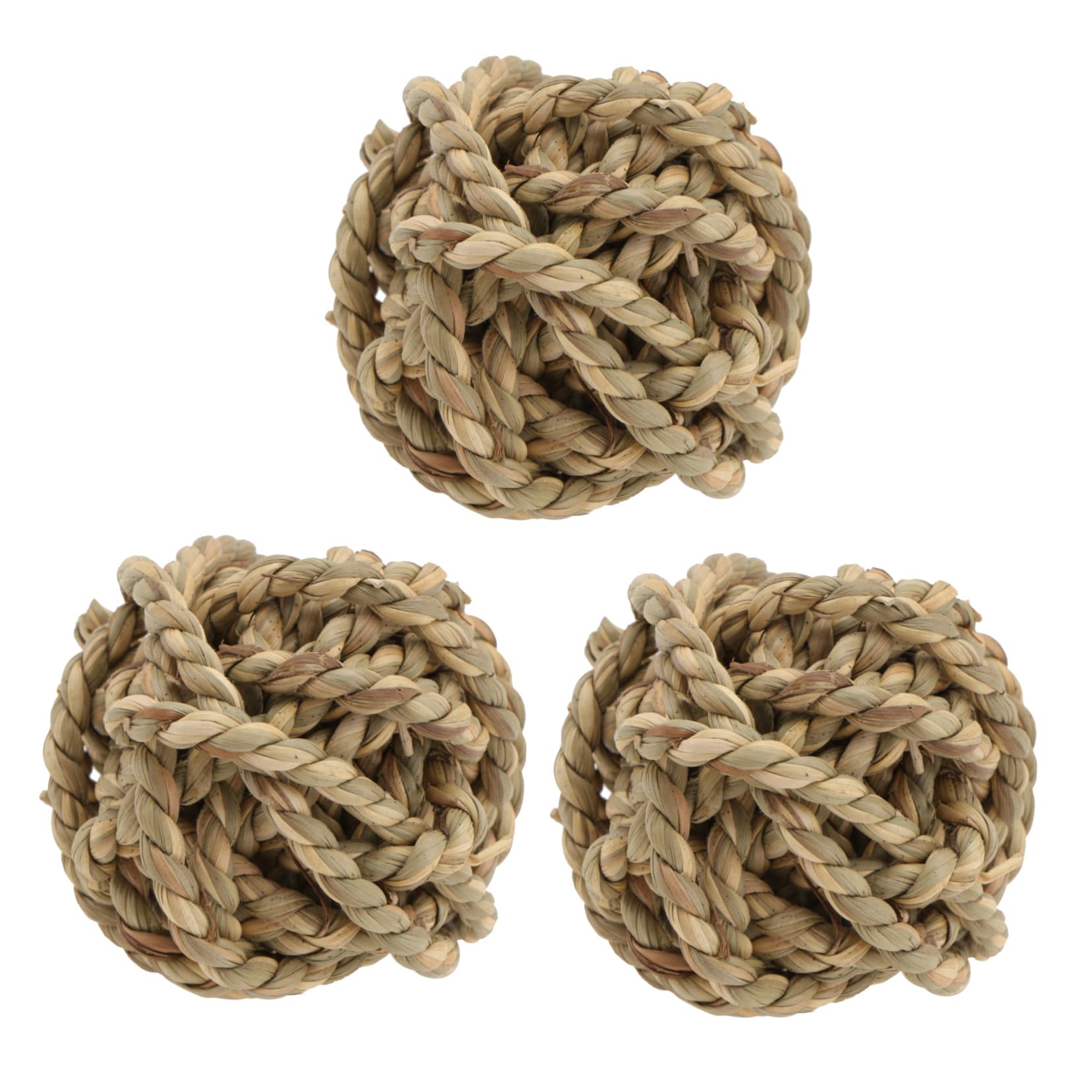 Housoutil 6pezzi Giocattoli Masticabili Rattan Naturale Per Piccoli Animali Palline Da Gioco Per Conigli e Porcellini Sicure Glutine Divertenti e Stimolanti Per Attività Di Rosicchiamento e