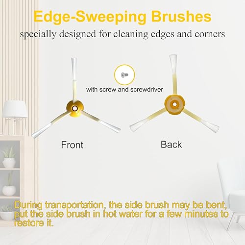 Miniatura 6 de Piezas de repuesto compatibles con iRobot Roomba 600 y 700 Series 614 630 635 640 645 650 660 675 680 690 695 760 770 780 Robot aspirador, 2 juegos