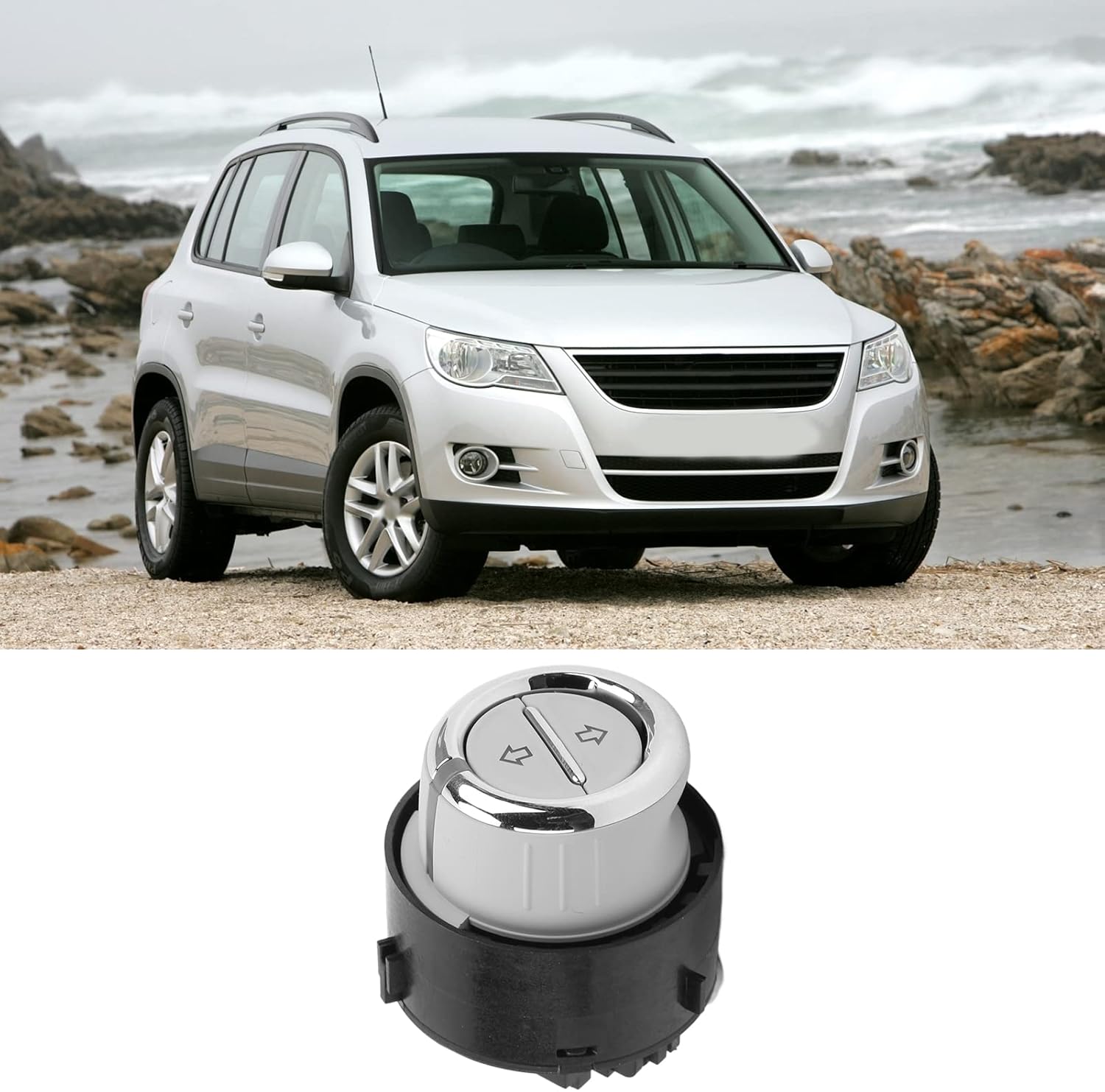 Car Sunroof Switch 1K9 959 561, Sunroof Switchfor Car for Seat Alhambra 2011‑2019