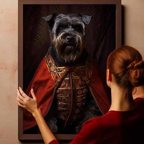 Miniatura 1151 de Thuan Chow Chow Retrato de mascota con disfraz real de perro en un disfraz retrato de perro con vestimenta Retrato medieval de mascota retrato