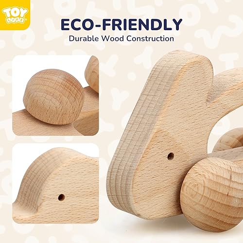 Miniatura 4 de TOY Life Juguetes de madera, juguetes Montessori para bebés de 6 a 12 meses, juguetes de madera para bebés de 1 a 3 años, decoración del cuarto del