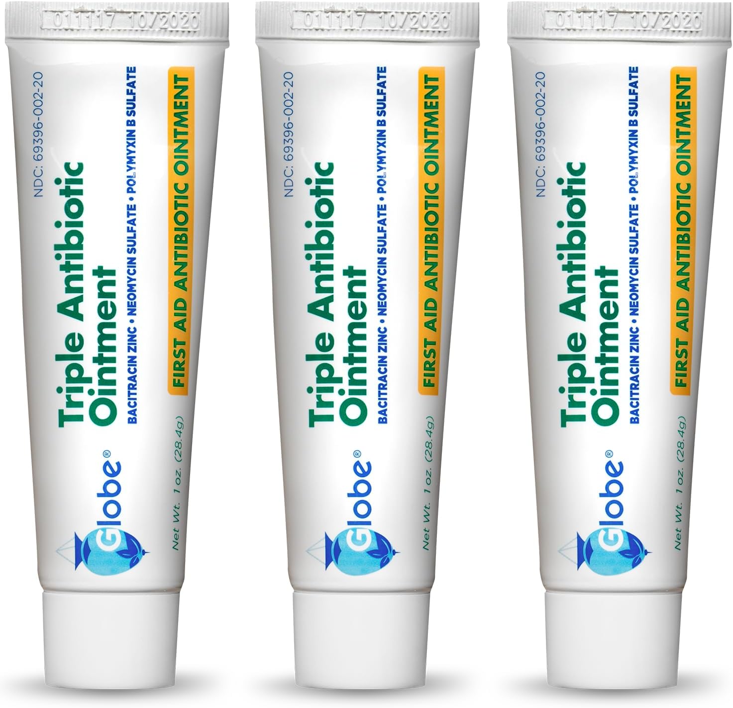 (3 Pack 1oz Triple Antibiotic Ointment, First Aid Ointment for Minor Scratches and Wounds and Prevents Infection, Compare to The Active Ingredients of Leading Brand (3 Pack)