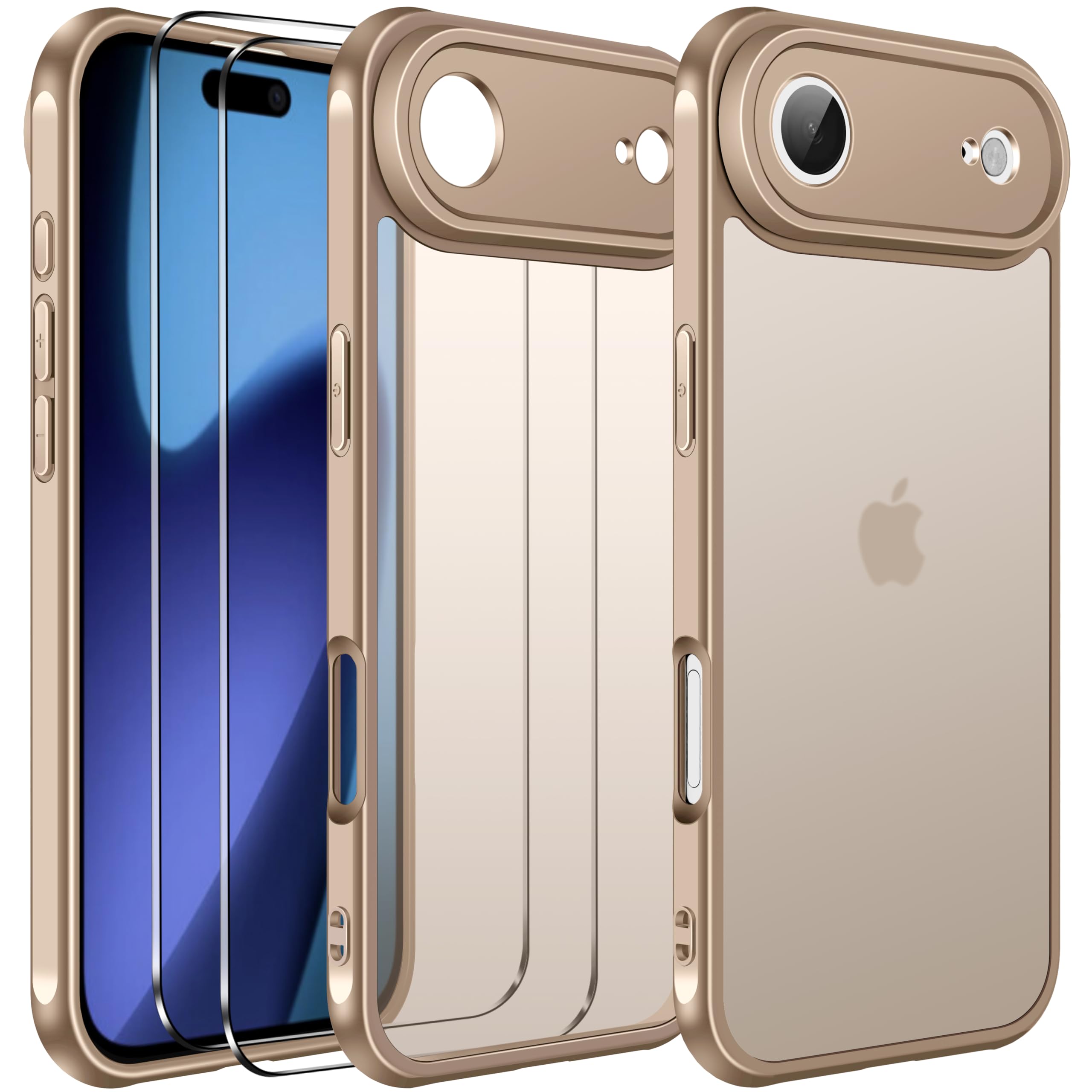 ivoler Clara Funda para iPhone 17, con 2 Piezas Cristal Templado, [Protección Militar] Anti-Amarillo Carcasa Antigolpes Bumper Case Cover - Transparente — view 82