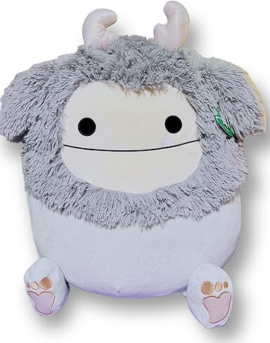 Squishmallow Peluche Kellytoy oficial de 20 pulgadas evita el pie grande animal de peluche navideño