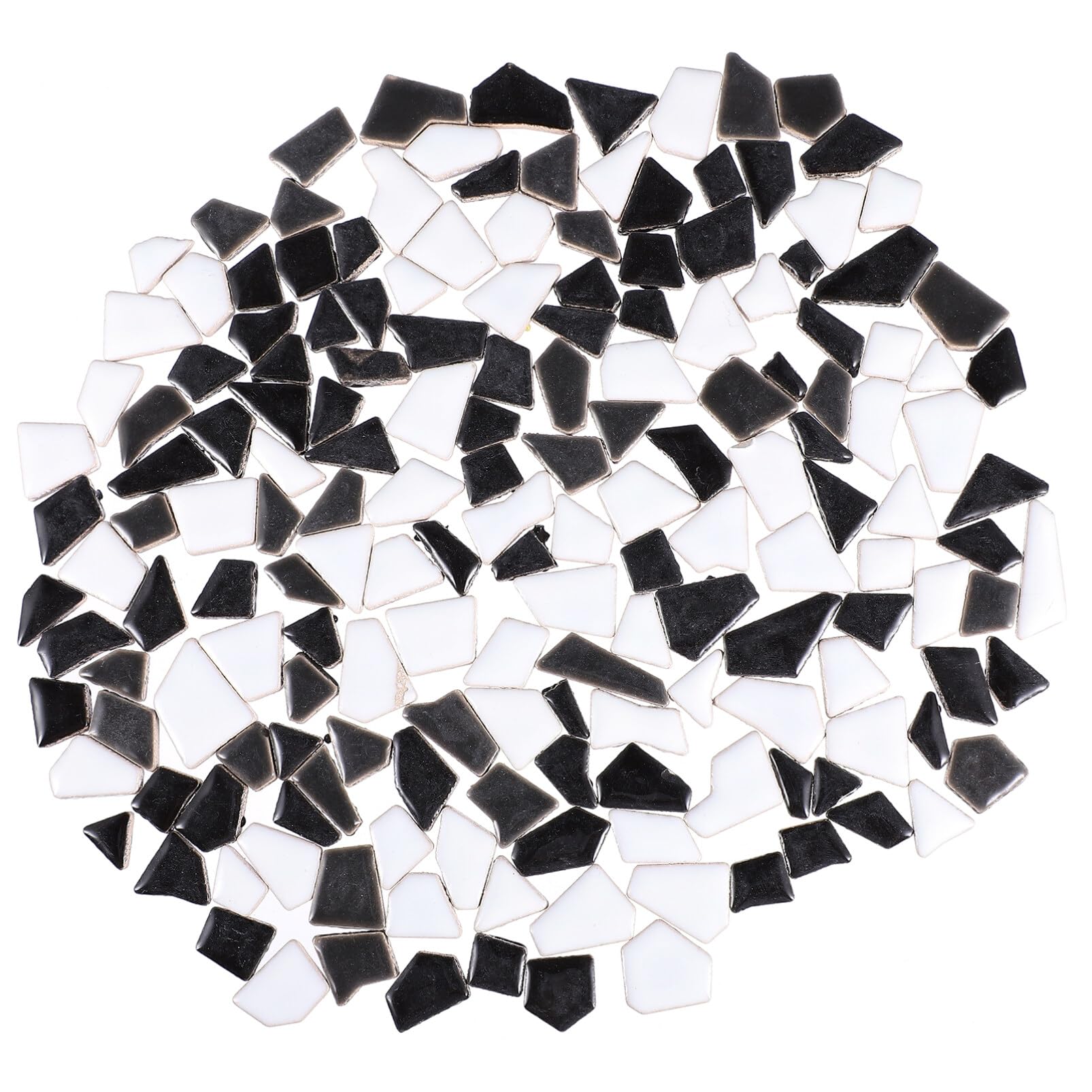 DECHOUS Piastrelle di Ceramica per Mosaico DIY da 200g, Tessere Irregolari Smaltate Bordi Uniformi, per Decorazioni Creative in Casa e Parco