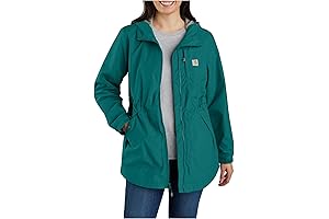 Women's Rain Defender Relaxed Fit Lightweight Coat for All-Weather Protection