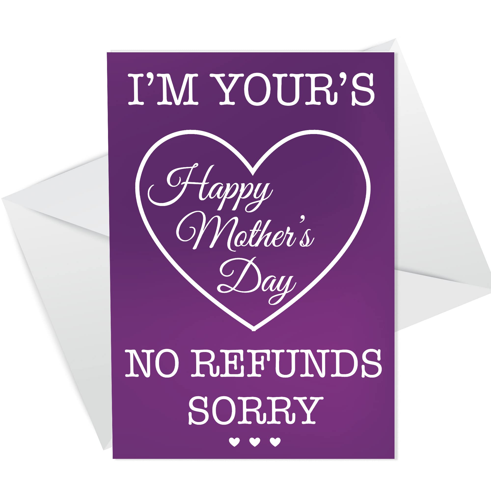 RED OCEAN Mum Mothers Day Card Funny Novelty Humour Mother's Day Card For Mum Mummy