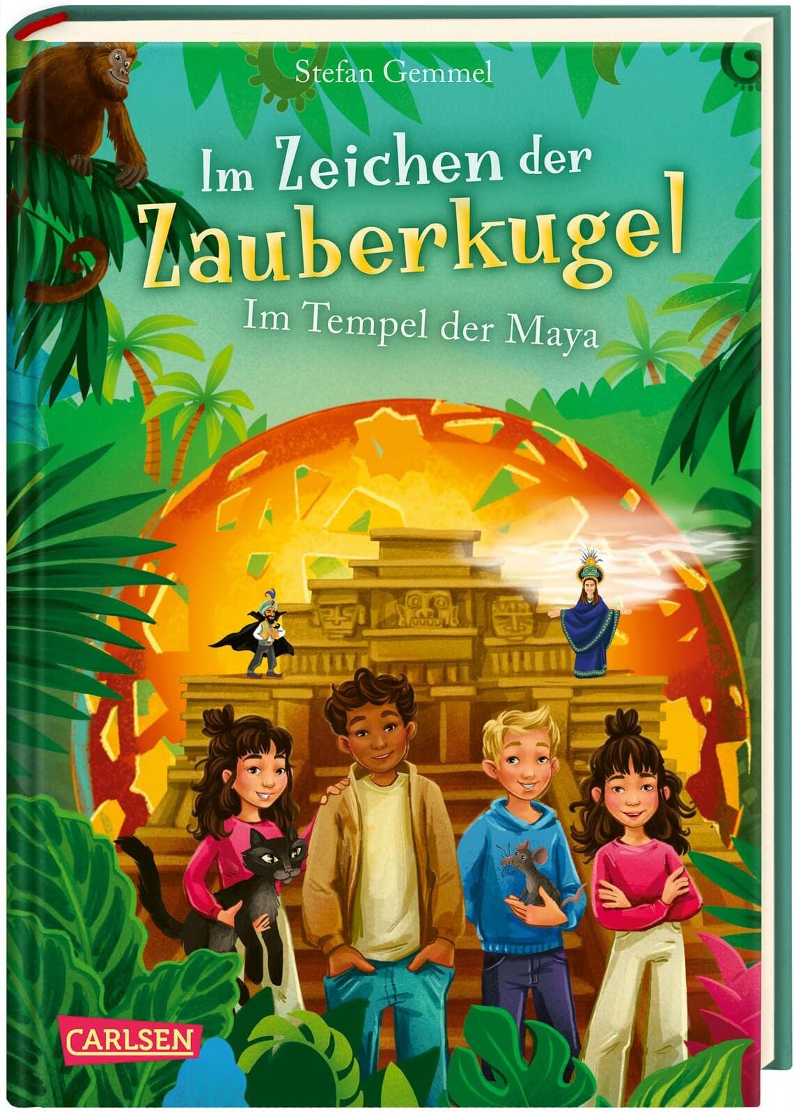 Im Zeichen der Zauberkugel 9: Im Tempel der Maya: Fantastische Abenteuergeschichte für Kinder ab 8 mit Spannung, Witz und Magie