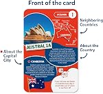 Skillmatics World Map Puzzle - 96 Puzzle de puzzle, Jouet éducatif, Géographie pour les enfants, 400+ Faits, cadeaux pour les garçons & Filles Âge 6 à 12