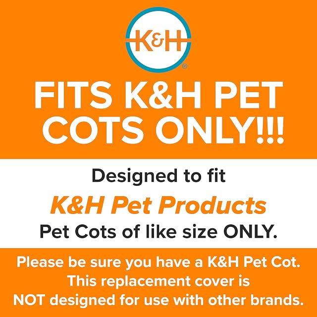 Foto 5 de 8 de K&H PET PRODUCTS - Cama elevada de refrigeración para perros al aire libre, funda de repuesto para cuna…