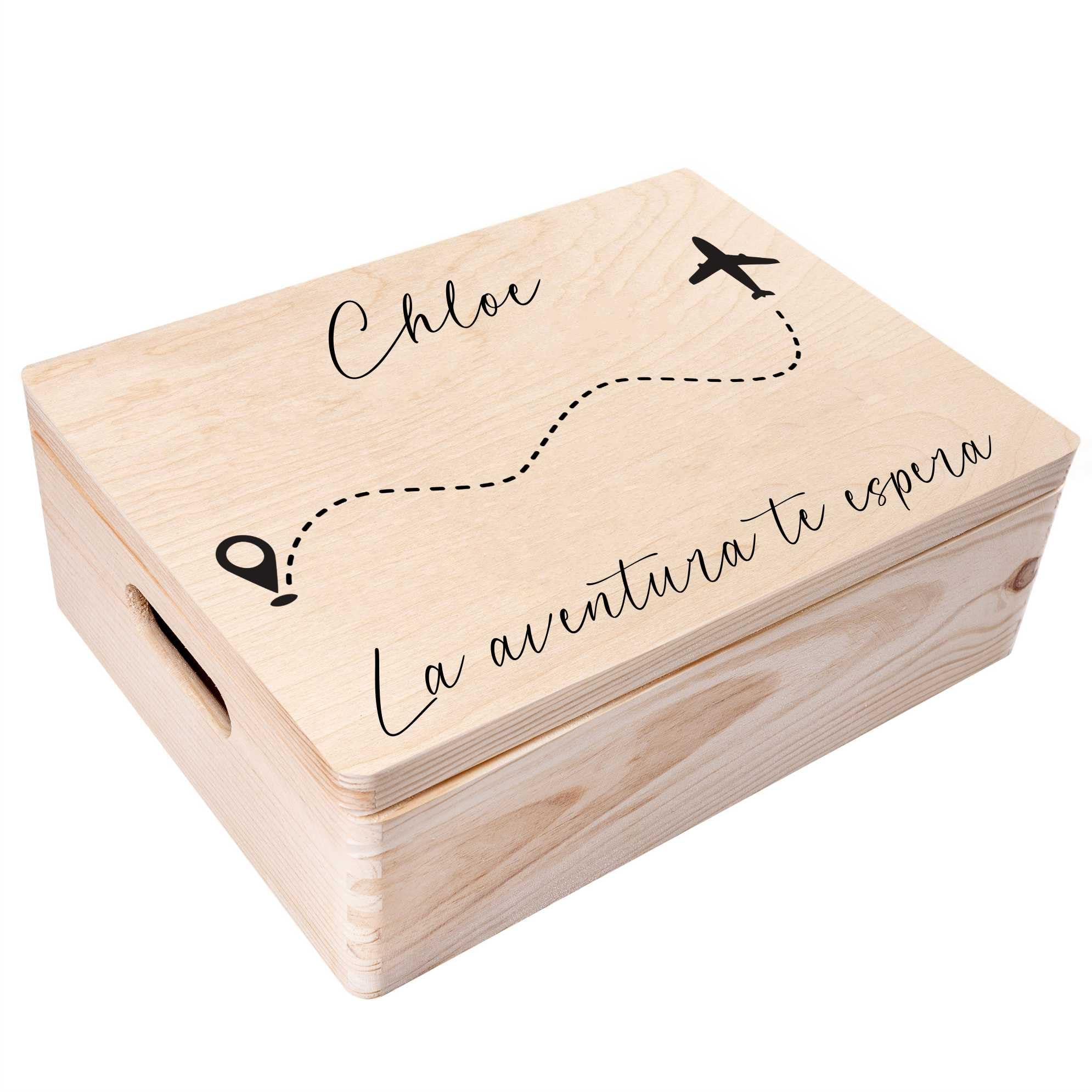 Creative DECO Caja Personalizada para Recuerdos de Viaje para Regalo