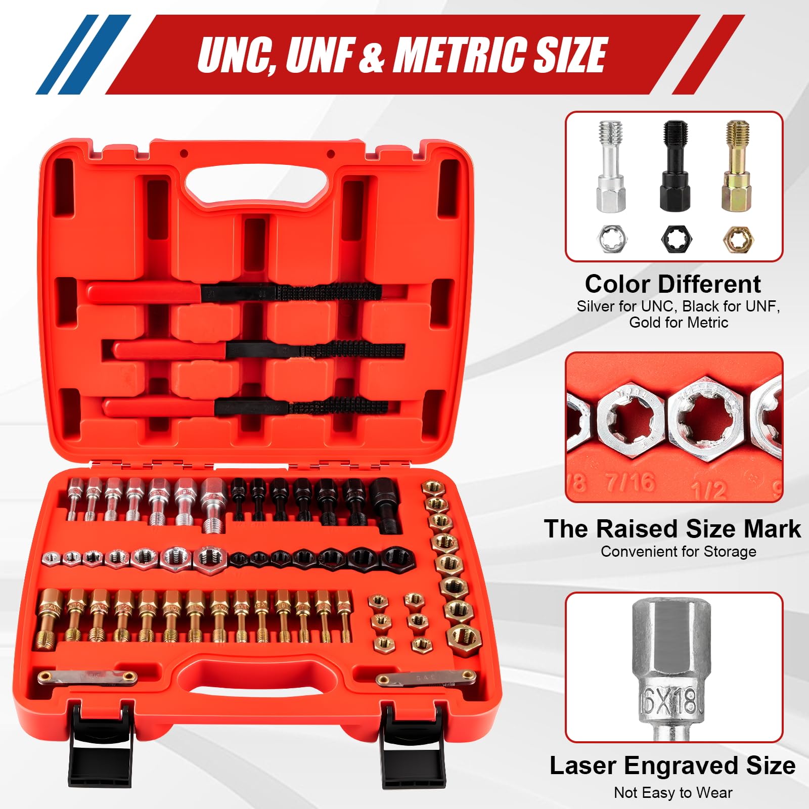 Thread Repair Kit - UNC, UNF, Metric -3 Thread Repair Kit - UNC, UNF, Metric -3