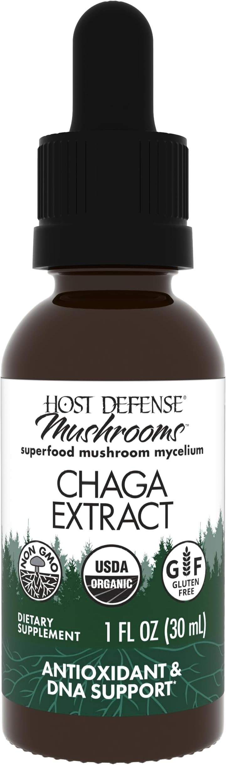 Chaga Extract - Immune System Support Supplement - Chaga Mushroom for Antioxidant Activity Support - Liquid Dietary Mushroom Supplement - 1 fl oz (30 Servings)*