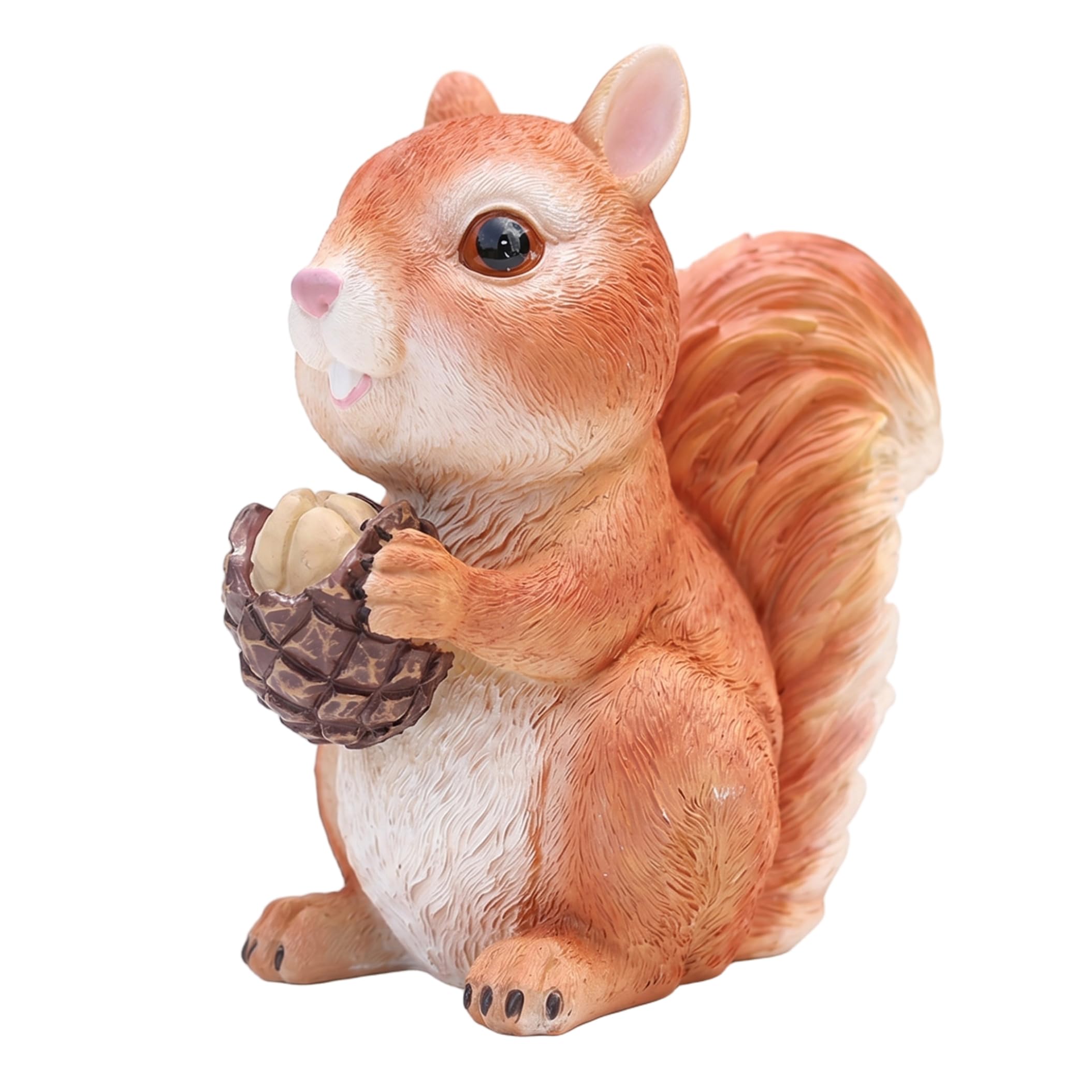 Syutokul Outdoor Garden Statues, Resin Squirrels Statues Lawn Ornaments Lifelike Animal Statue for Outside, Home, Garden Decor