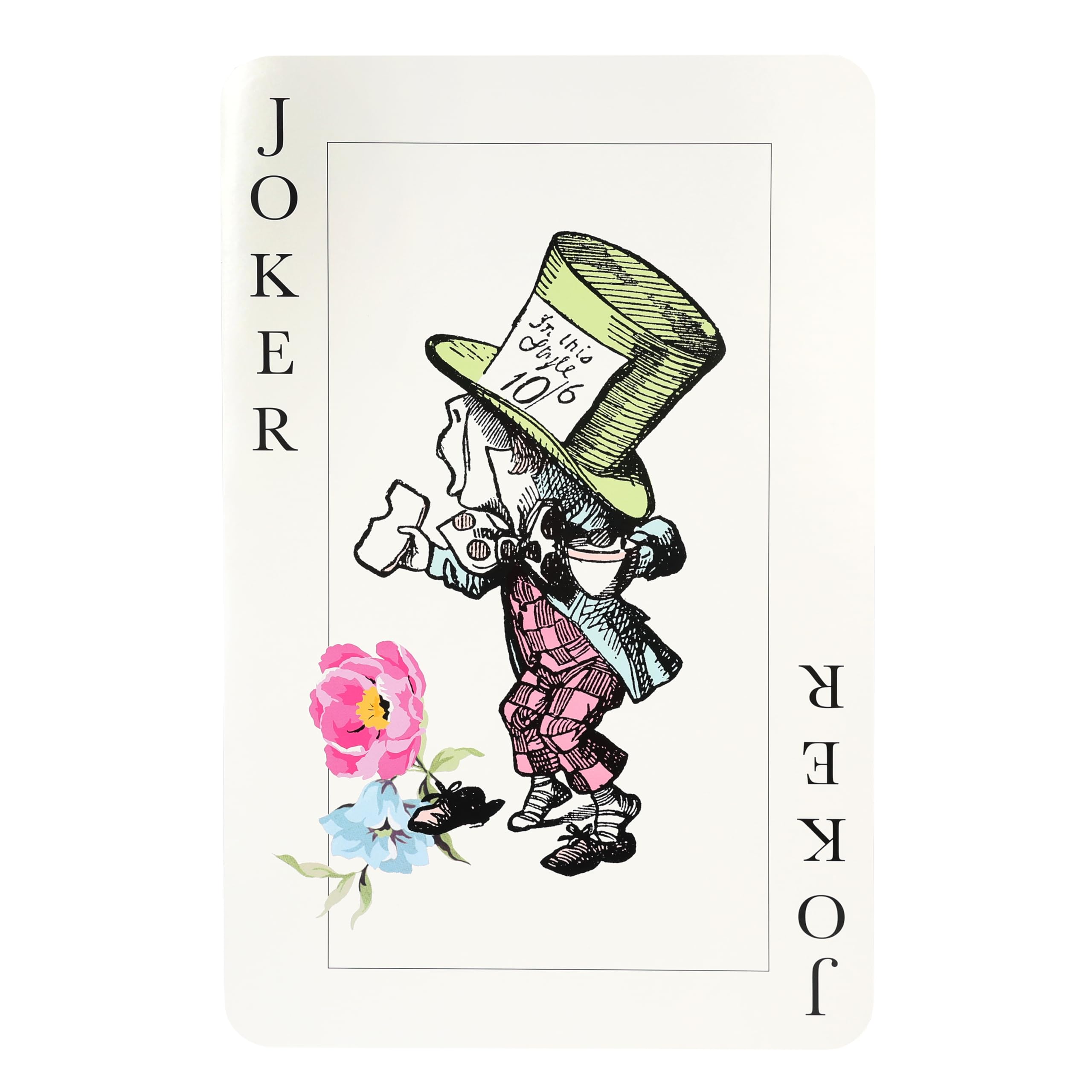 8 x Decorazioni riutilizzabili per Feste Alice nel Paese delle Meraviglie Carte da Gioco Oversize Cappellaio Matto Forniture per Feste di tè Onederland Compleanno Decorazione Alice Room Decor Baby