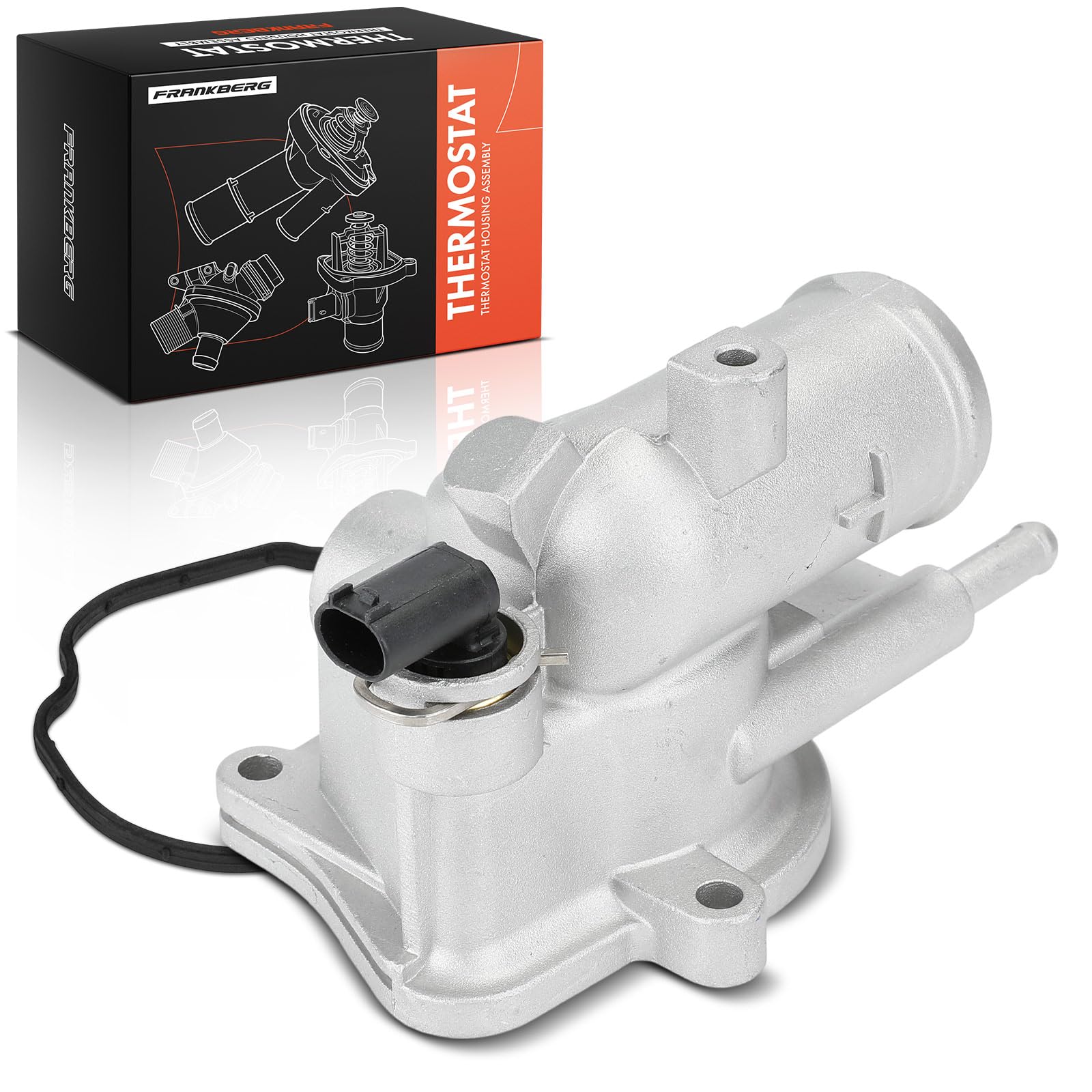 Frankberg Termostato del liquido di raffreddamento 92°C a 2 Poli | 6132000015, Compatibile con: Classe C Modello T S203, Classe E, modello T, S210, CLK C209, Classe E W210, Classe CLC CL203