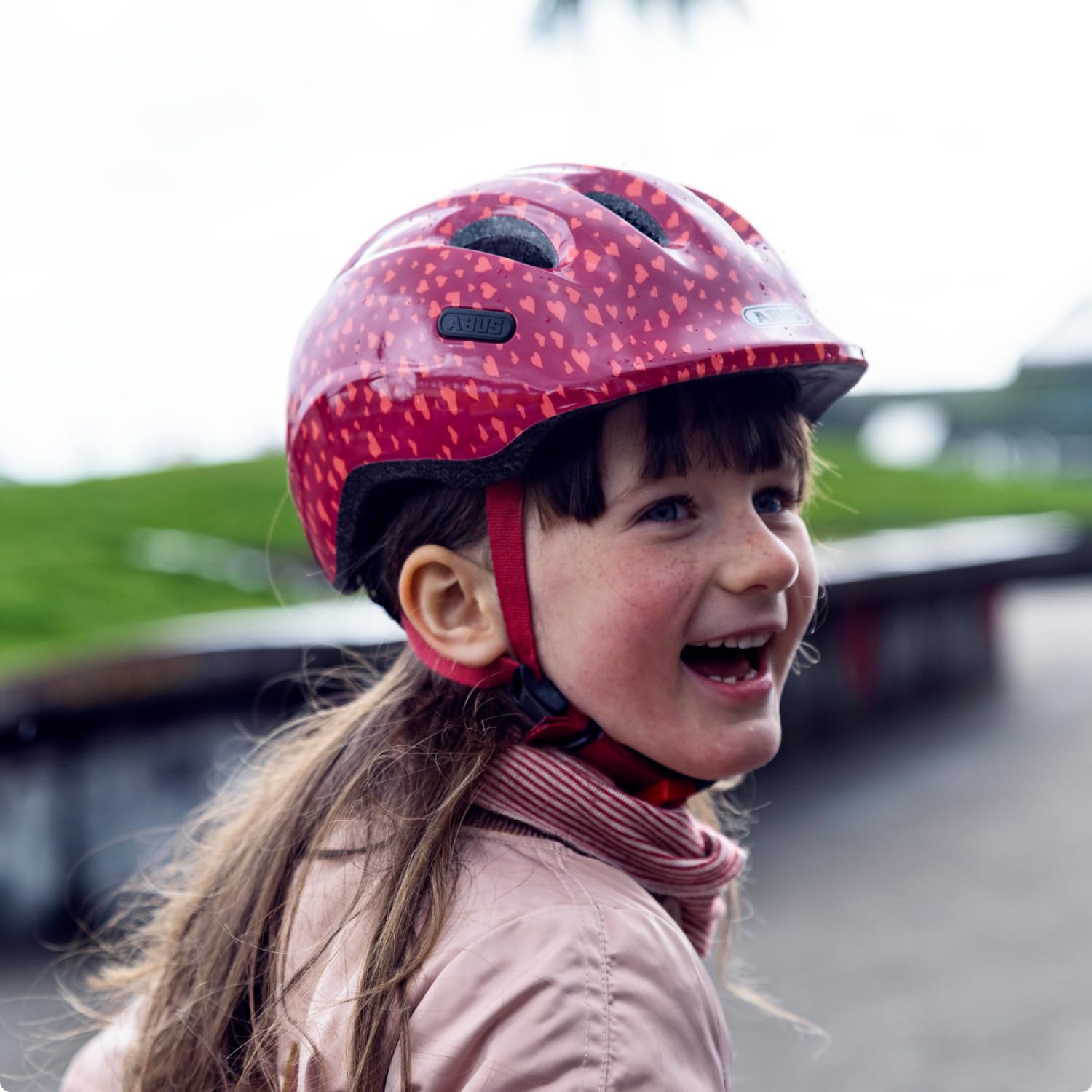 ABUS Casco Smiley 2.0 per bambini - Robusto casco da bici per bambini e bambine