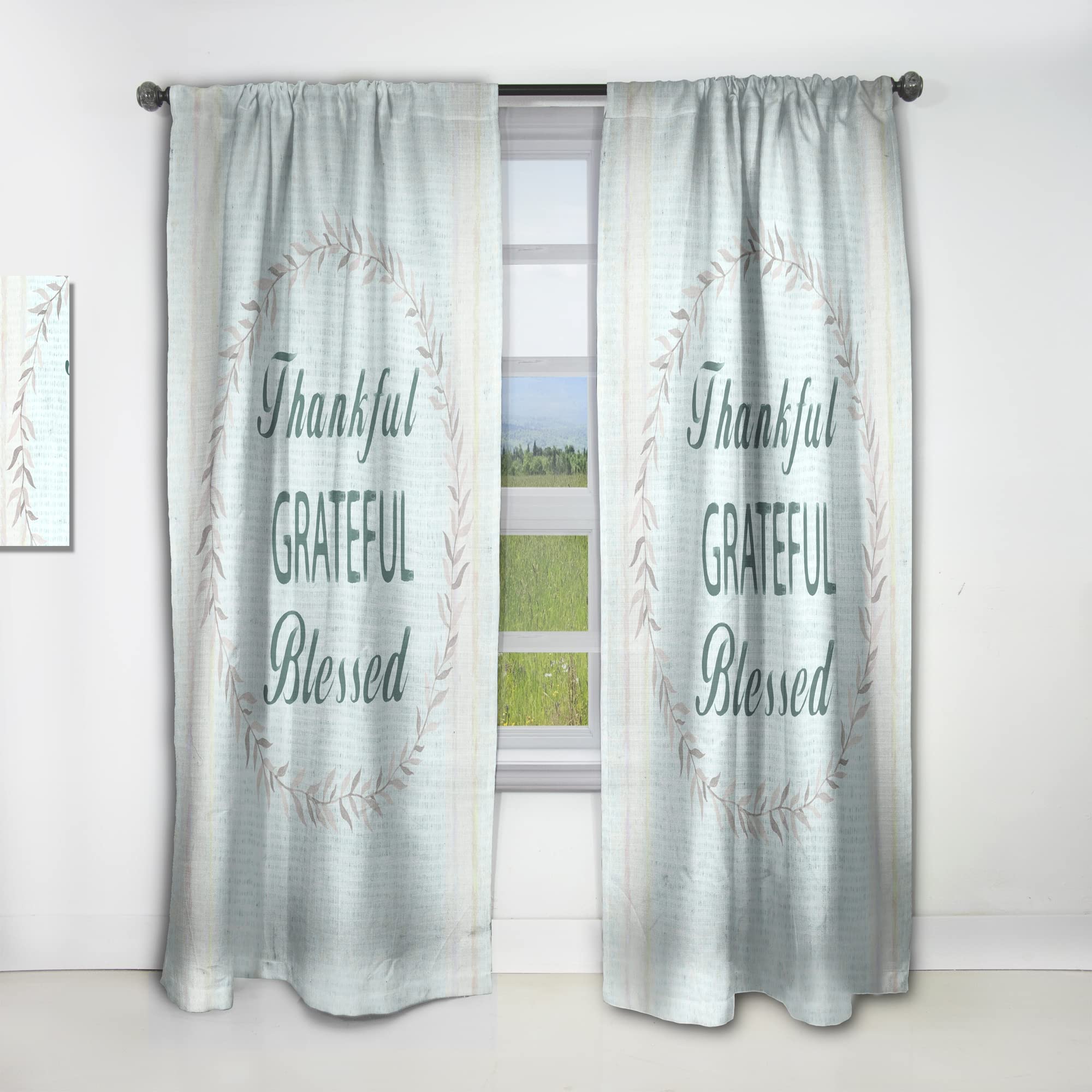 Rideaux Farmhouse Florals XXII pour cacher le vis-à-vis avec élégance