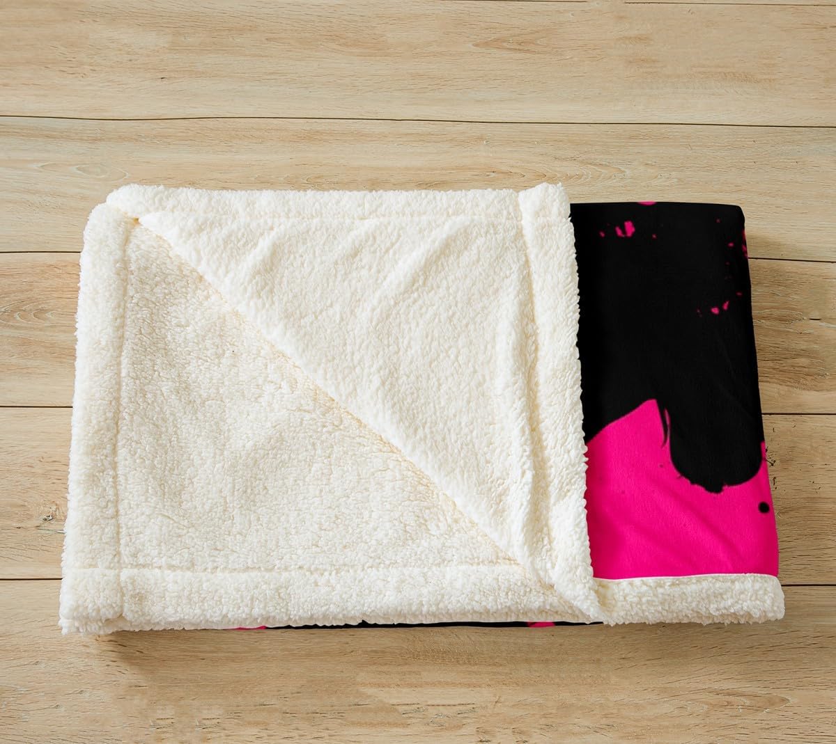 Feelyou Sugar Skull Fleece Throw Blanket Twin 60"x80" Kids Skeleton Design Plush Blanket for Boys Girls Teens Pink Bowknot Sherpa Blanket Halloween Theme Fuzzy Blanket