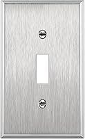 Vista 18 de ENERLITES Placa de pared metálica para interruptor de luz de palanca, cubierta de interruptor de acero inoxidable, resistente a la corrosión
