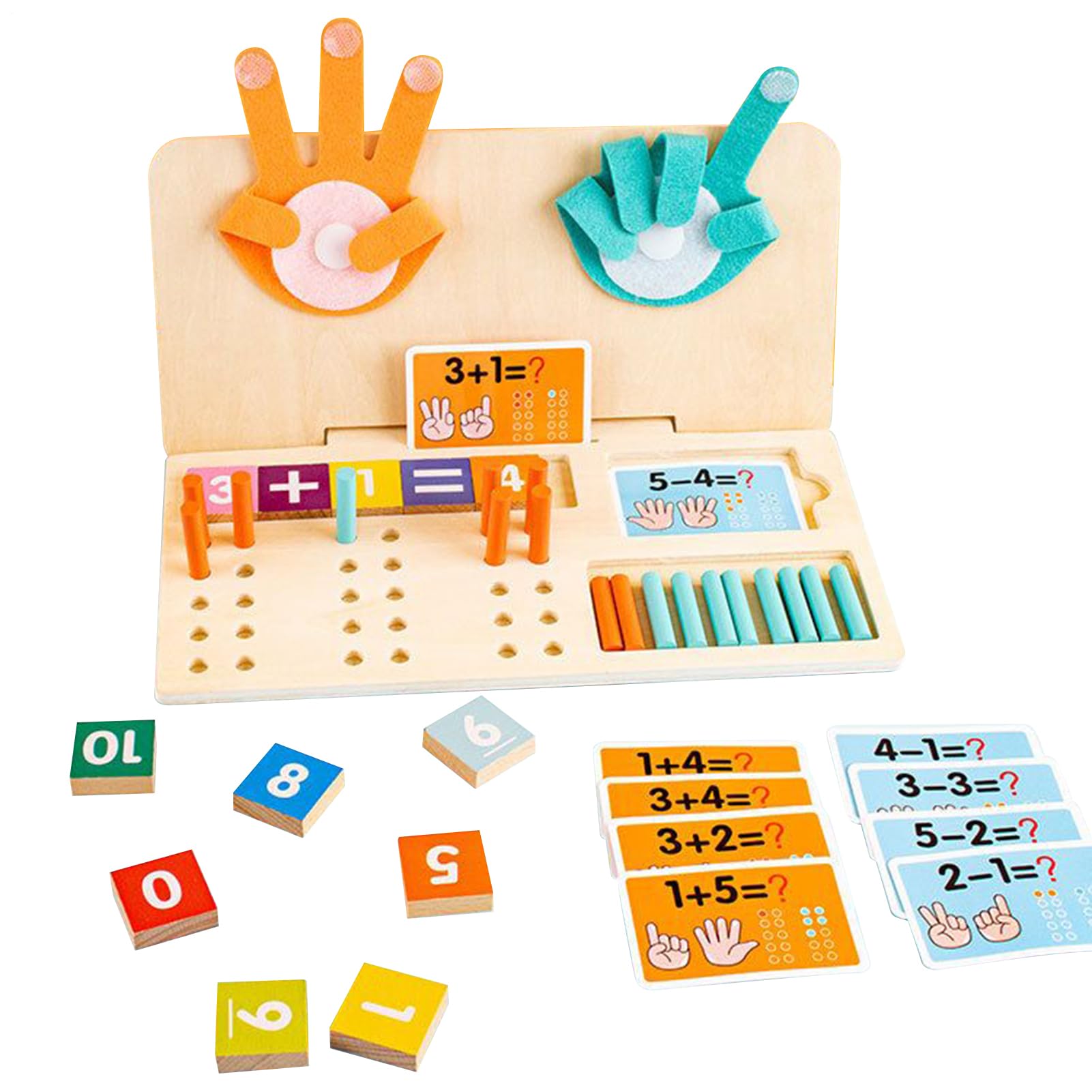 Blocs de comptage numérique mathématique éducatif et matériel sensoriel de maternelle - 8