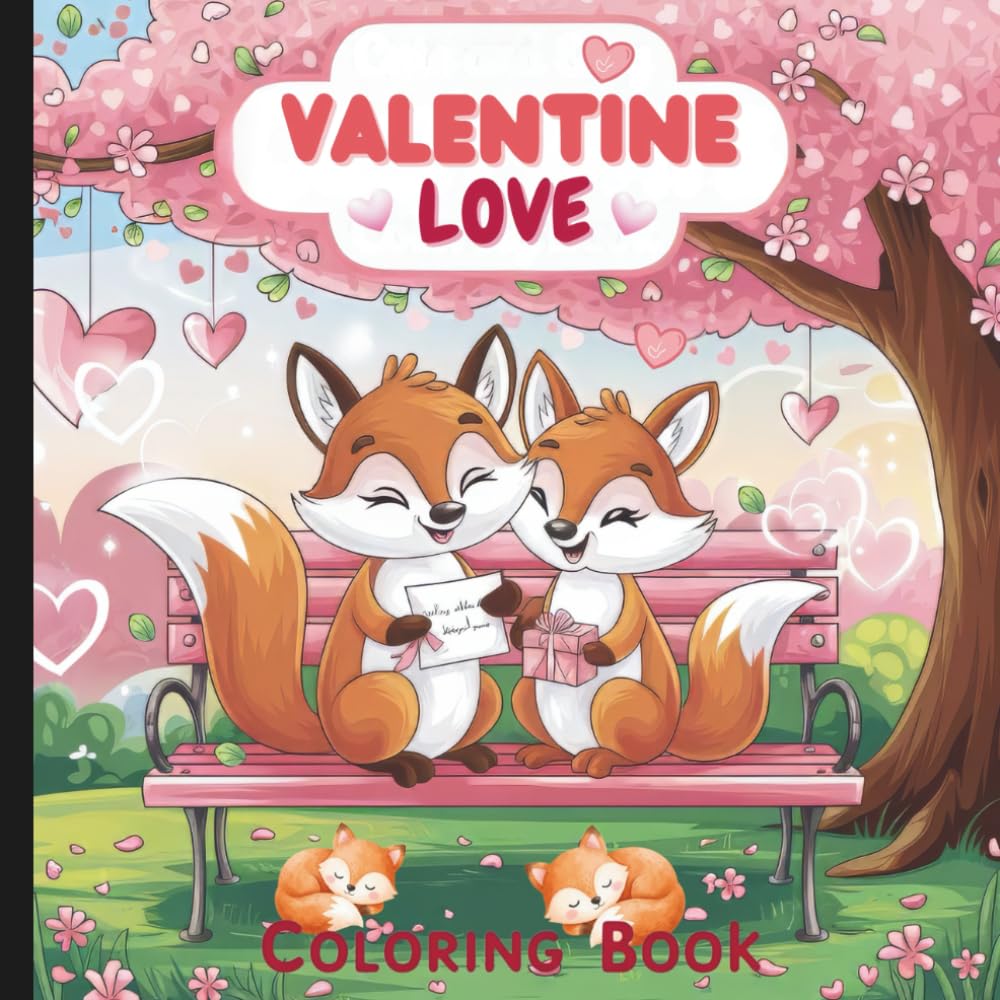 Valentine Love Coloring Book: Valentine Coloring Book For Adults And Kids (Hearts & Happiness: Valentine's Day Fun Collection For Adults & Kids)