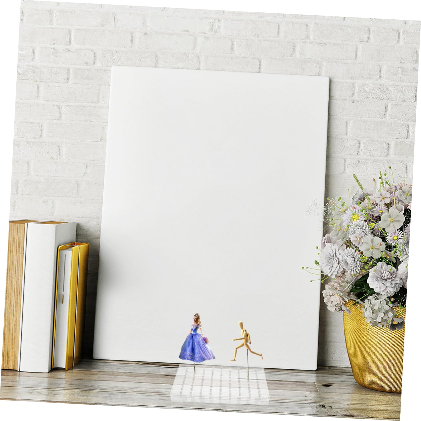 Ciieeo Clear Acrylic Display Stand for Dolls and Collectibles Transparent Crystal Riser Holder Peg Easel Stand for Crafts Home Decor and Retail Use - Image 2