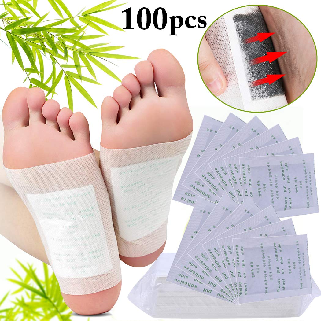 Foot Pads, 100 Foot Pads and 100 Adhesive Sheets for Removing