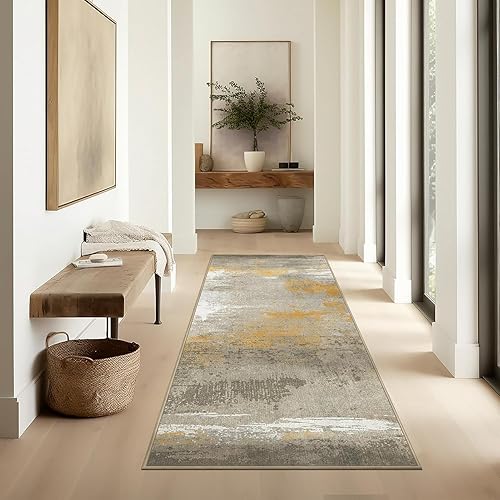 Miniatura 359 de Ashler - Alfombras bohemias vintage de 5 x 8 pies para sala de estar, lavables a máquina con parte trasera antideslizante, alfombra para interiores