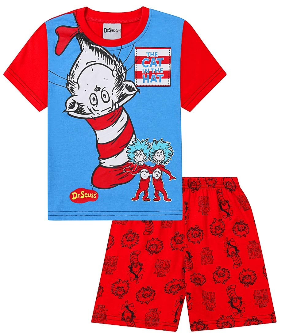 Official Cat in The Hat Short Pyjamas Thing 1 Thing 2