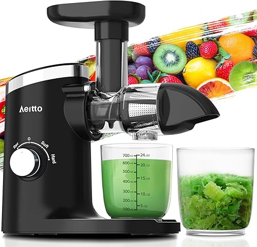 Miniatura 10 de Aeitto Juicer Machines, Cold Press Juicer, Masticating Juicer, Celery Juicers, with Triple Modes,Reverse Function & Quiet Motor,Easy to Clean with