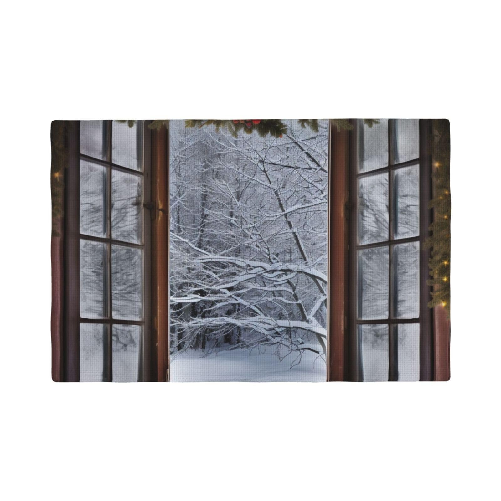Sets de table d'hiver lavables lot de 6 pour proteger votre mobilier des taches chaudes