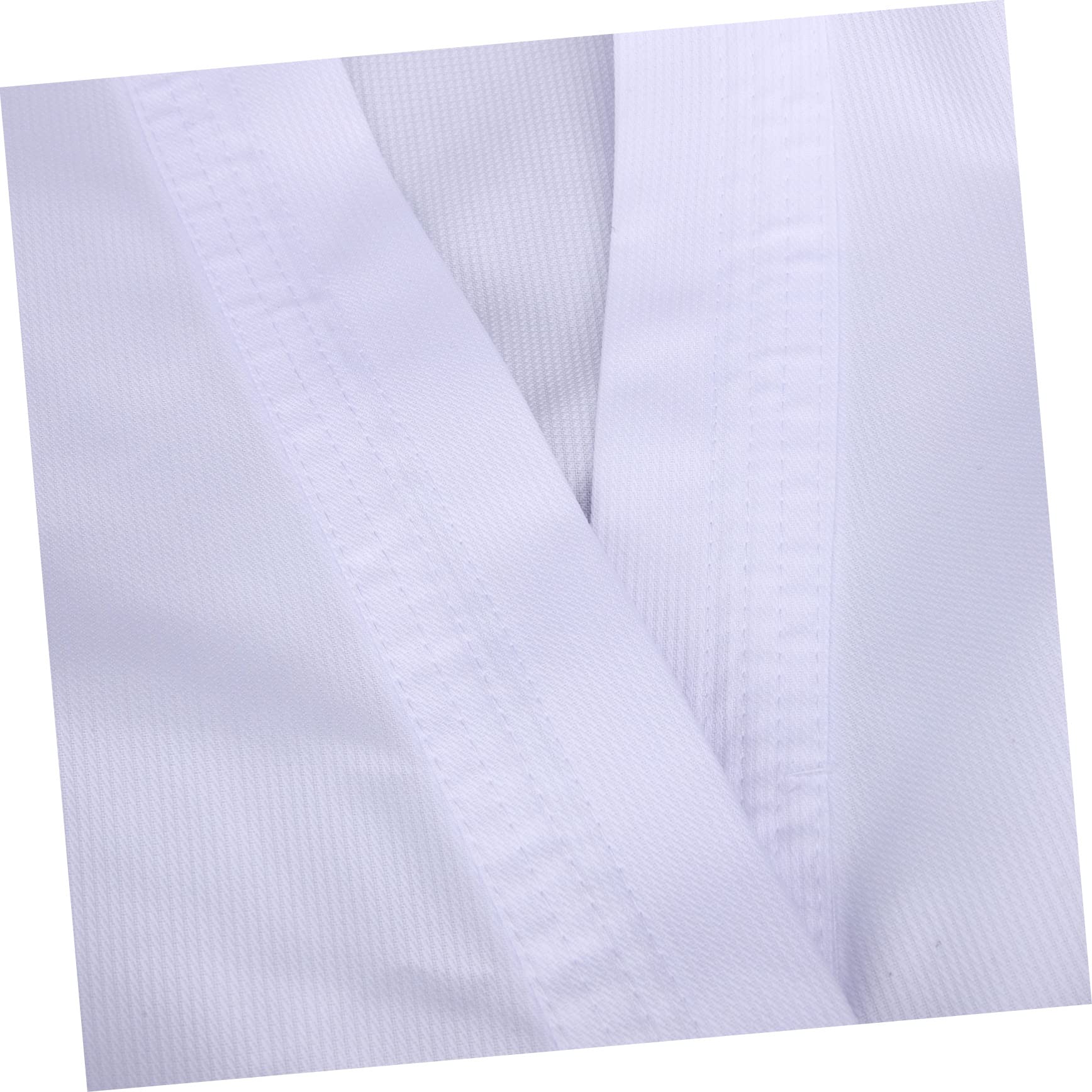 Uniforme da Karate per Adulti, Completo Sportivo Uomo per Taekwondo, in Poliestere Bianco Pantaloni Coulisse, per Allenamento e Competizione