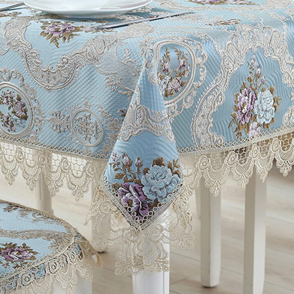 Tissu rectangulaire nappe européenne de salon et coussin de haute densité