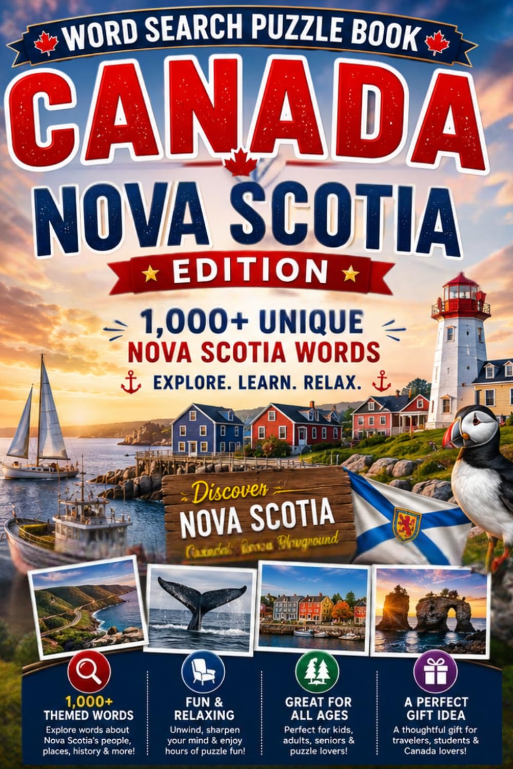 Nova Scotia: Word Search Puzzle Book