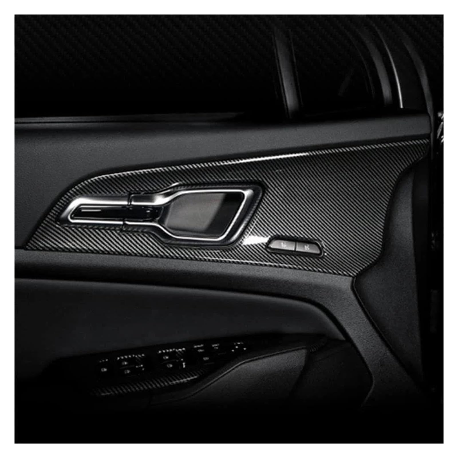 Zierleiste Autodekoration Für KIA Für Sportage NQ5 2021 2022 2023 2024 Carbon Fiber Innenausstattung Auto Innentürgriff Schüssel Panel Abdeckung