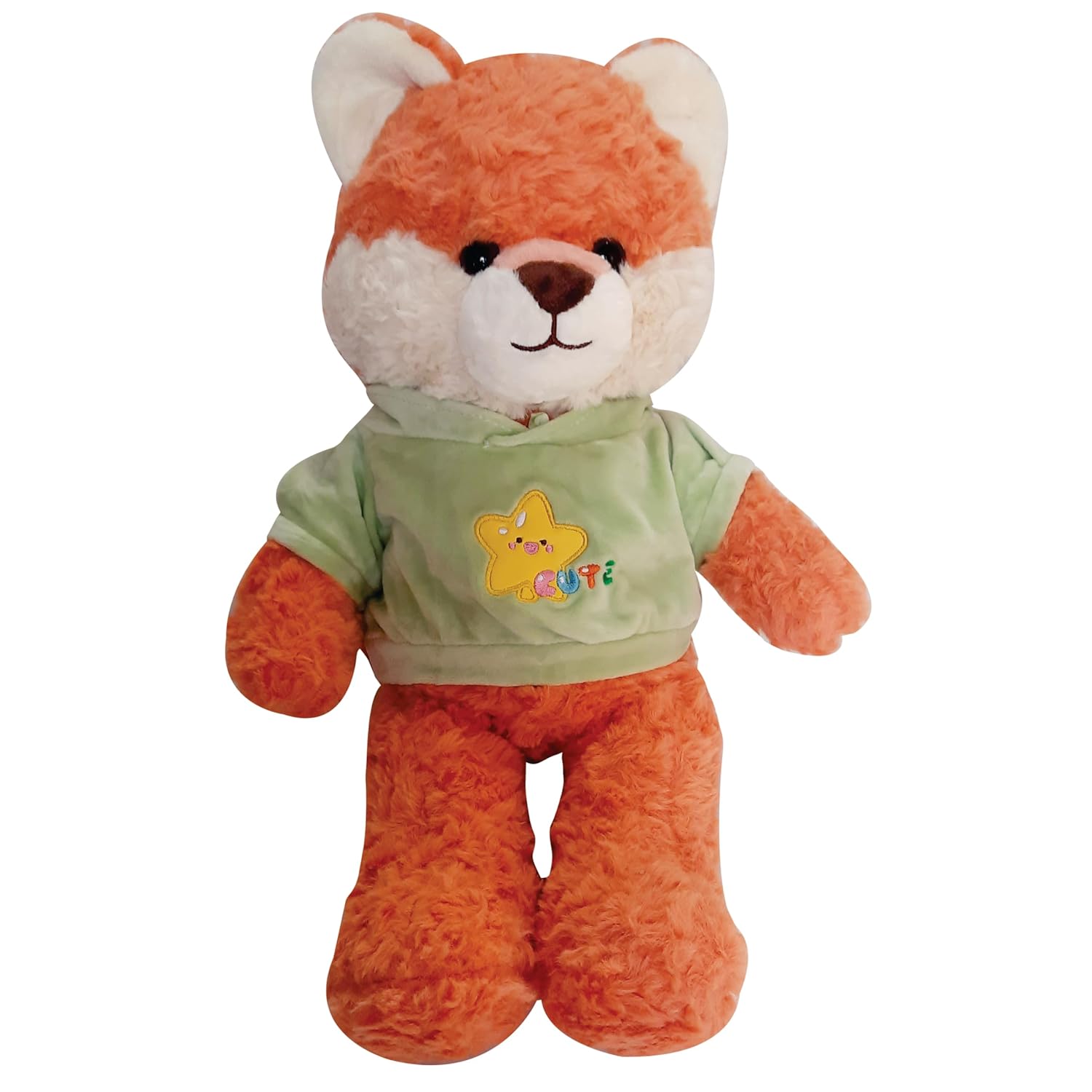Soft Plush Fox Toy Stuffed Animal for Kids and Toddlers – Cuddly Fox Plushie for Playtime and Bedtime Comfort | Size 40 cm (Orange)