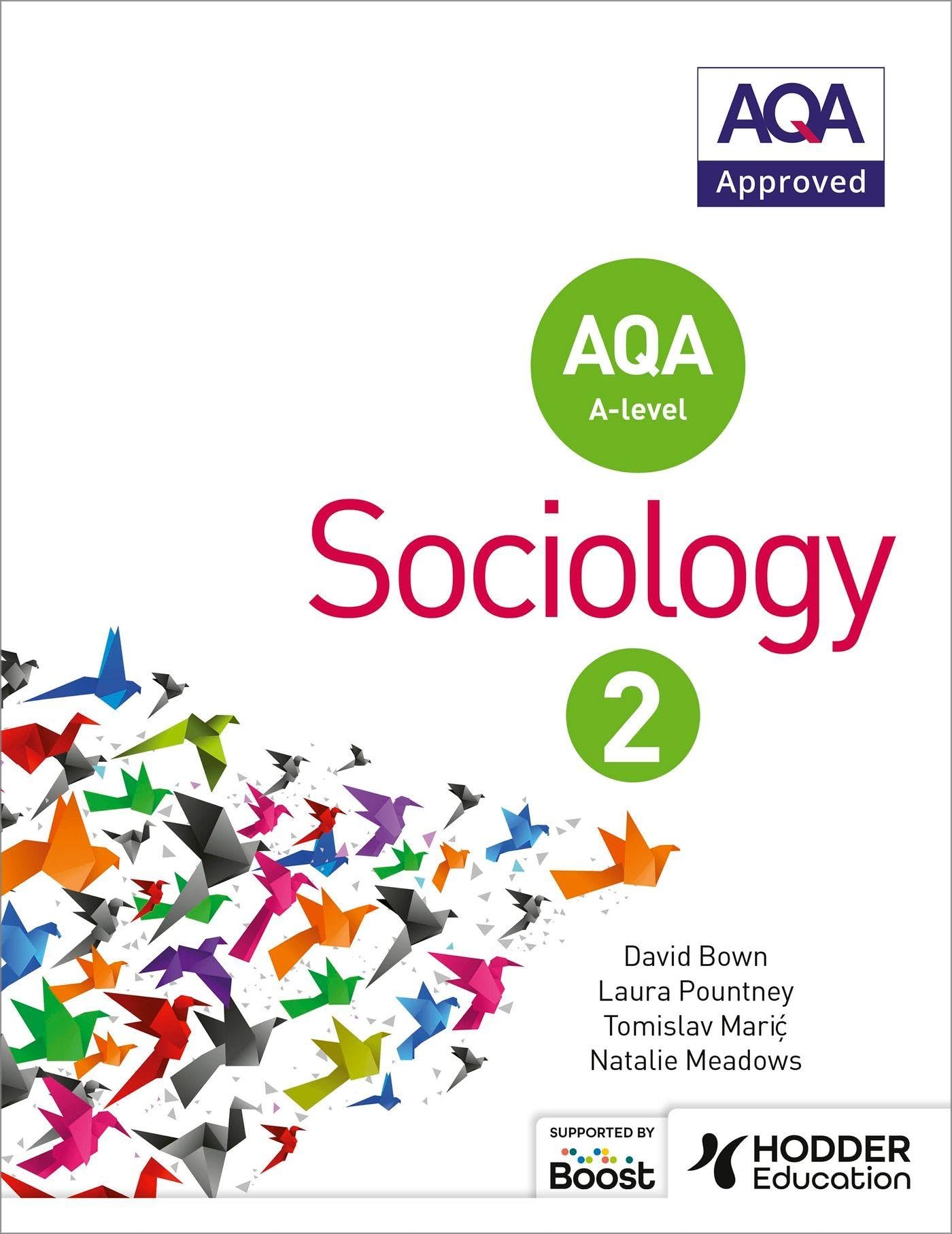 AQA Sociology for A-level Book 2 by Natalie Meadows David Bown Laura Pountney