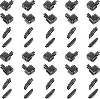 20 Sets #5 Heavy Duty Metal Zipper Repair Kit - No-Sew Zipper Slider & Stopper Replacement for Jackets, Coats, Bags - DIY Quick Fix with Pull Tabs (Sewing, Outdoor Gear)