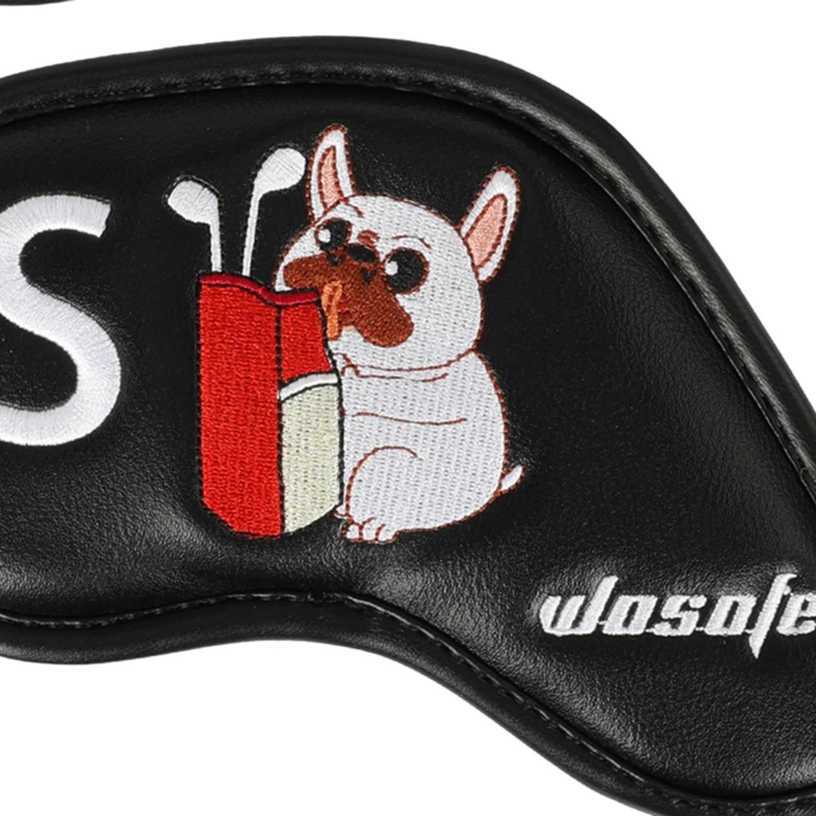 9 Teiliges Set Schlägerhauben Aus Eisen, Praktische Und Tragbare Schlägerhauben für Golfer Der Größen 4 9, P, A, S, Anfänger, Cade