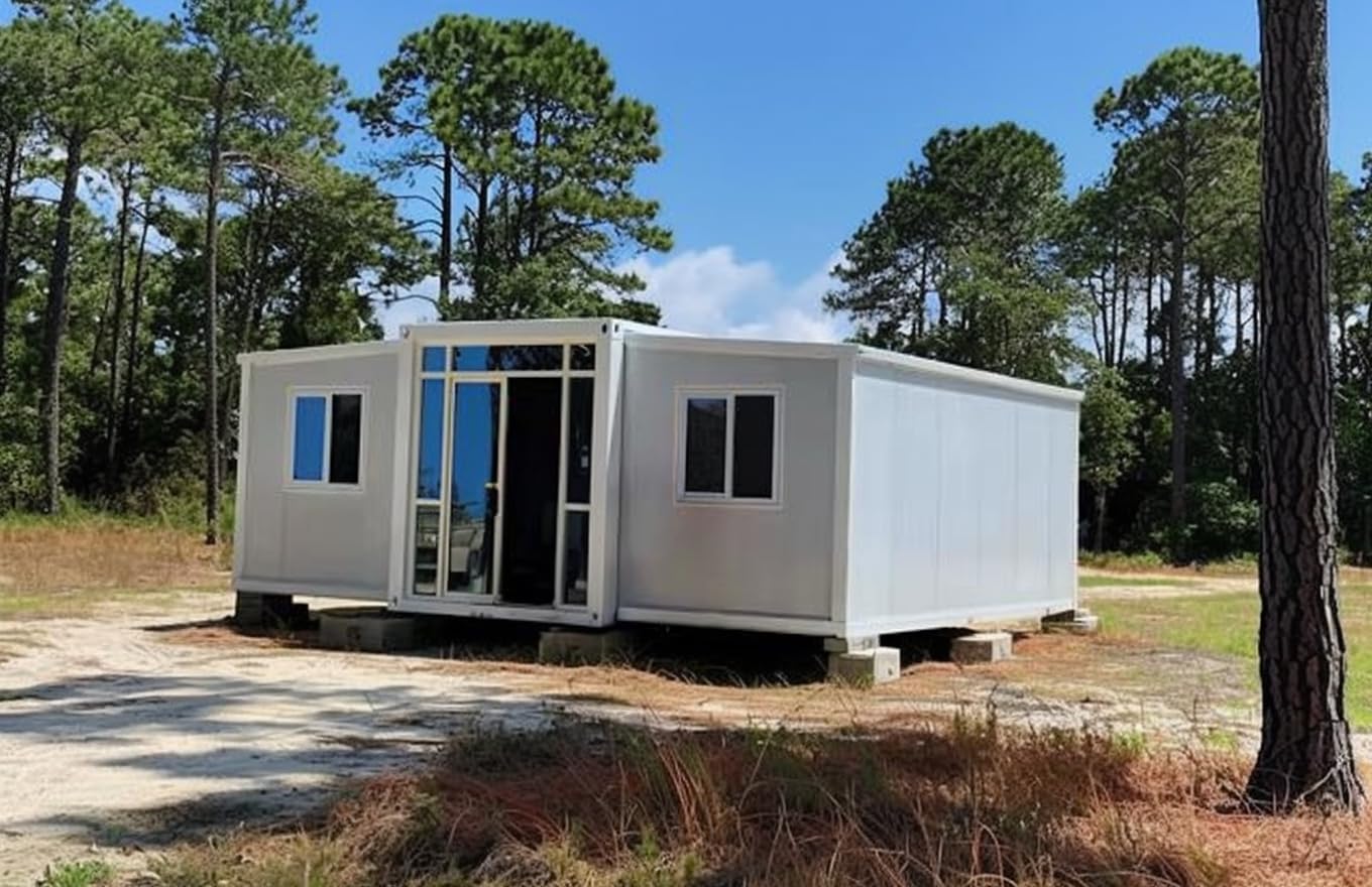 Casas prefabricadas Independientes Personalizables de 37/56/74 m². Edificios modulares duraderos Aptos para Uso residencial, de oficinas, vacacional y Comercial (74 m2)