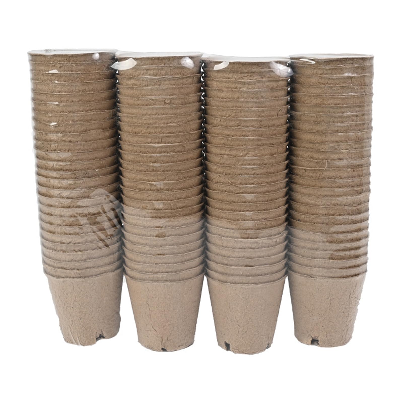 SHINLHUA 100 Count Round Plant Beginning Trays with Excellent Drainage Design for Root Growth Compact Seedling Growing Cups