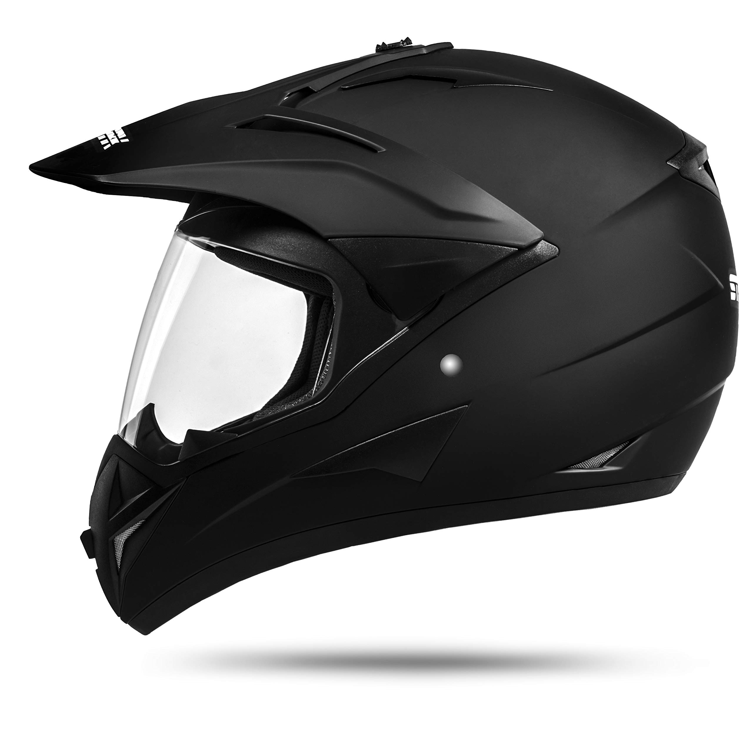 Enduro Helm ATO Moto MX Mexico – Schwarz Matt, ECE 22-05, Größe M (57–58 Cm) ATO Moto MX Mexico Enduro Helm