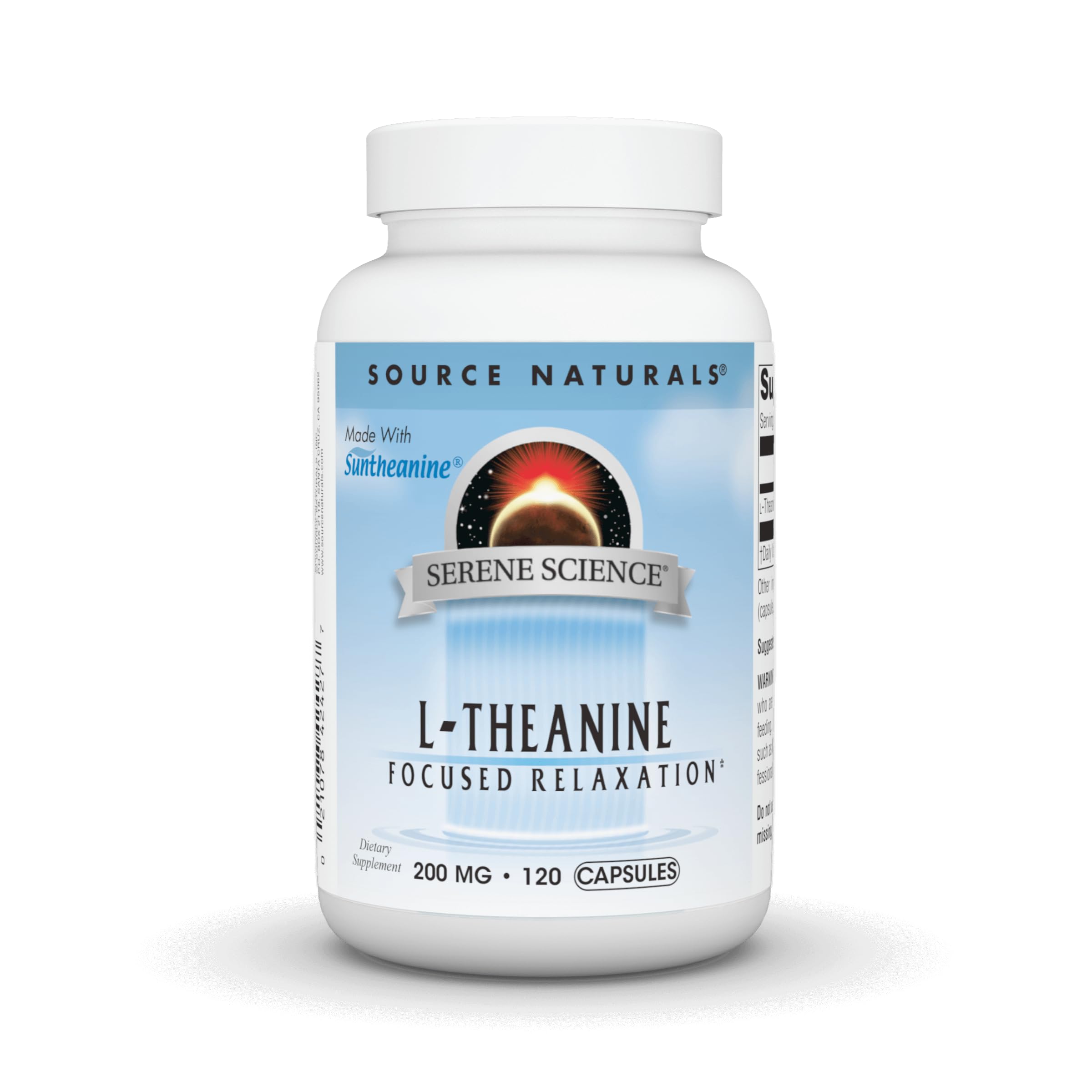 Source Naturals, Serene Science® L-Theanine, 200 mg - 120 Capsules